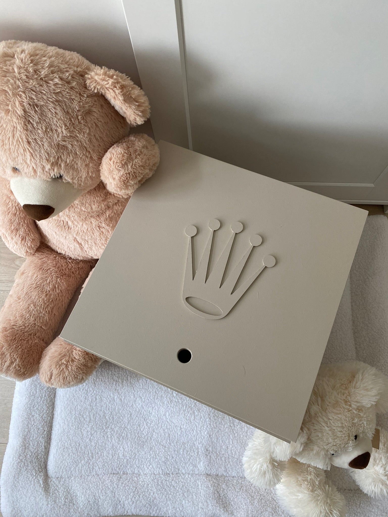 Speelgoedkist met naam - Toybox with name - M 40x40x40 cm
